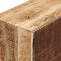 vidaXL Solid Mango Wood Sideboard 3 Drawers and 2 Doors Highboard Side Cabinet - Additional view 5