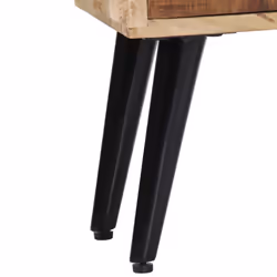 vidaXL Solid Mango Wood Sideboard 3 Drawers and 2 Doors Highboard Side Cabinet - Additional view 7