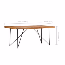 VidaXL 282881 kitchen/dining table - Additional view 6