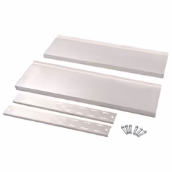 vidaXL 2-Tier Floating Wall Shelf Stainless Steel 100cm Hanging Display Unit - Additional view 4