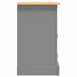 VidaXL 282617 nightstand/bedside table Brown, Grey - Additional view 4