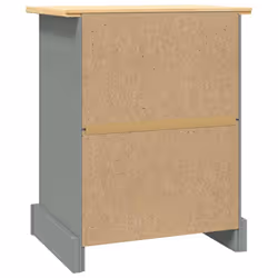 VidaXL 282617 nightstand/bedside table Brown, Grey - Additional view 5