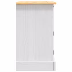 VidaXL 282618 nightstand/bedside table White, Brown - Additional view 5