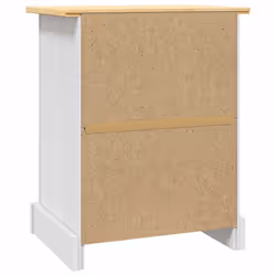 VidaXL 282618 nightstand/bedside table White, Brown - Additional view 6