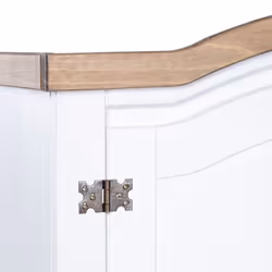 VidaXL 282620 bedroom wardrobe/closet 1 shelves 2 door(s) White - Additional view 4