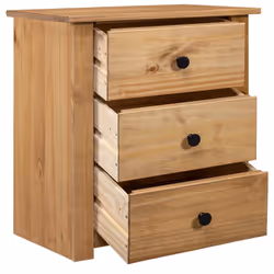 VidaXL 282652 nightstand/bedside table Natural - Additional view 2