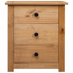VidaXL 282652 nightstand/bedside table Natural - Additional view 3