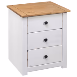 VidaXL 282654 nightstand/bedside table Black, Natural - Additional view 4