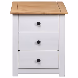 VidaXL 282654 nightstand/bedside table Black, Natural - Additional view 6