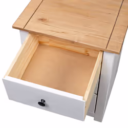 VidaXL 282654 nightstand/bedside table Black, Natural - Additional view 7