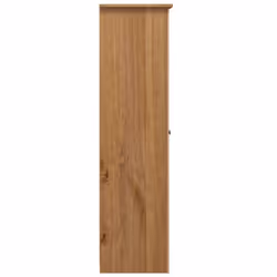 vidaXL 3-Door Wardrobe Pine Panama Range Bedroom Clothes Organiser Cabinet - Additional view 5