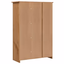 vidaXL 3-Door Wardrobe Pine Panama Range Bedroom Clothes Organiser Cabinet - Additional view 6