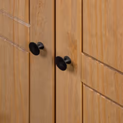vidaXL Solid Pine Panama Range Wardrobe Bedroom Clothes Organiser Cabinet - Additional view 4