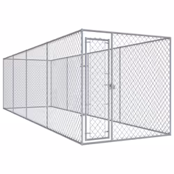vidaXL Outdoor Dog Kennel 760x192x185cm Sturdy Durable Dog House Garden Cage