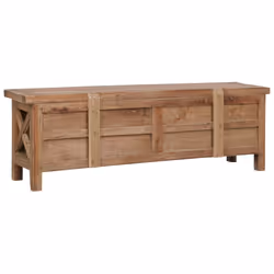 vidaXL TV Cabinet with 3 Drawers TV Stand Media TV Unit Solid Mahogany Wood - Additional view 5