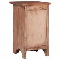 vidaXL Bedside Cabinet Nightstand Bed Table Side Table Solid Mahogany Wood - Additional view 4