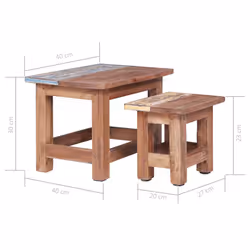 VidaXL 283922 coffee/side/end table - Additional view 7