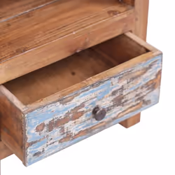 vidaXL Bedside Cabinet Nightstand Bed Table Side Table Solid Mahogany Wood - Additional view 6