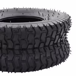 vidaXL 2x Wheelbarrow Tyres 15x6.00-6 4PR Rubber Replacement Cart Truck Tyre - Additional view 4