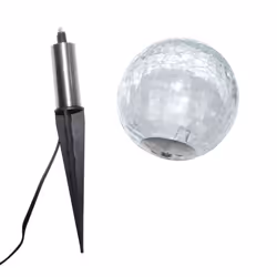 vidaXL 6x Solar Bowl LED Garden Lights with Spike Anchors & Solar Panel Lamp - Additional view 6