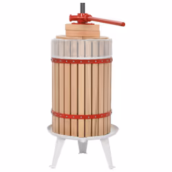 vidaXL Fruit & Wine Press and Crusher Set 2 Piece Juice Maker Cloth Bag 24L