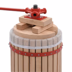 vidaXL Fruit & Wine Press and Crusher Set 2 Piece Juice Maker Cloth Bag 24L