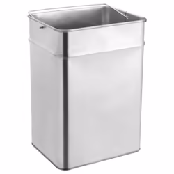 vidaXL Ashtray Dustbin Hotel 45L Stainless Steel Ashtray Bin Outdoor Dust Can - Additional view 5