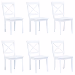 VidaXL 277543, Rubberwood, 455 mm, 520 mm, 900 mm, 45 cm, 6 pc(s)