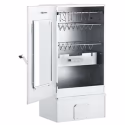 vidaXL BBQ Oven Smoker with 1kg Wood Chips 44.5x29x83cm Outdoor Smoker BBQs - Additional view 2