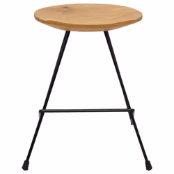 vidaXL 2x Solid Teak Wood Stools Garden Chair Outdoor Seating Interior Decor - Additional view 4