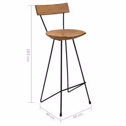 VidaXL 285205 bar stool - Additional view 7