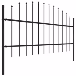 vidaXL Garden Fence Spear Outdoor Panel Barrier Border Privacy Multi Sizes - 11.9 m/ 75-100 cm