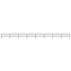 vidaXL Garden Fence Spear Outdoor Panel Barrier Border Privacy Multi Sizes - 13.6 m/ 75-100 cm