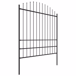 vidaXL Garden Fence Spear Outdoor Panel Barrier Border Privacy Multi Sizes - 11.9 m/ 175-200 cm