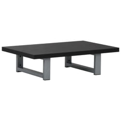 vidaXL Bathroom Wall Shelf for Basin White Hanging Shelf Mounted Multi Sizes - black