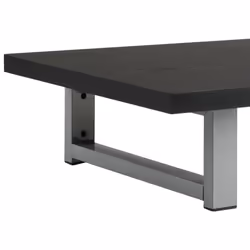 vidaXL Bathroom Wall Shelf for Basin White Hanging Shelf Mounted Multi Sizes - black - Additional view 5