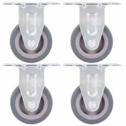 vidaXL Fixed Casters Trolley Moving Wheels Furniture Caster Trolley Caster - 8 pcs