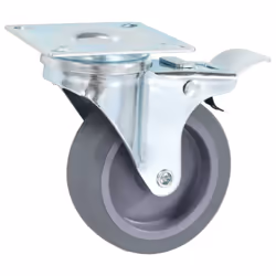 vidaXL Swivel Casters with Double Brakes Furniture Casters Trolley Caster - 12 pcs