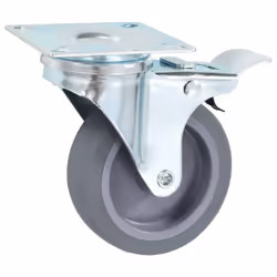vidaXL Swivel Casters with Double Brakes Furniture Casters Trolley Caster - 24 pcs
