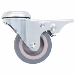 vidaXL Bolt Hole Swivel Casters Moving Wheel Trolley Caster Furniture Caster - 16 pcs