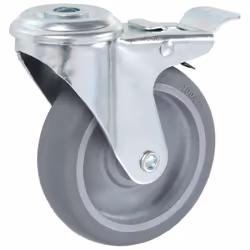 vidaXL Bolt Hole Swivel Casters Moving Wheel Trolley Caster Furniture Caster - 8 pcs - Additional view 4