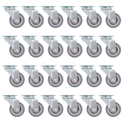 vidaXL Swivel Casters Trolley Moving Wheels Furniture Caster Trolley Caster - 72 pcs