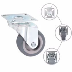 vidaXL Swivel Casters Trolley Moving Wheels Furniture Caster Trolley Caster - 16 pcs - Additional view 4
