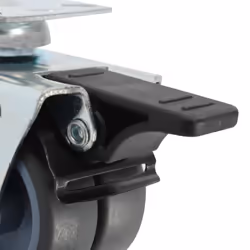 vidaXL Twin-wheel Swivel Caster with Double Brakes Wheel Caster Trolley Caster - 8 pcs