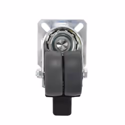 vidaXL Twin-wheel Swivel Caster with Double Brakes Wheel Caster Trolley Caster - 12 pcs - Additional view 5