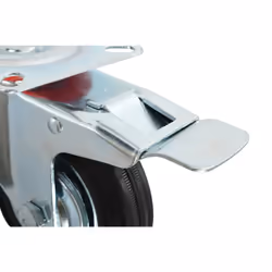 vidaXL Swivel Casters with Double Brakes Furniture Casters Trolley Caster - 32 pcs - Additional view 6