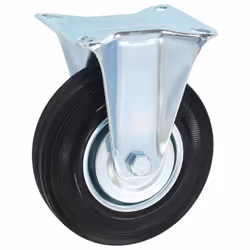 vidaXL Fixed Casters Trolley Moving Wheels Furniture Caster Trolley Caster - 8 pcs