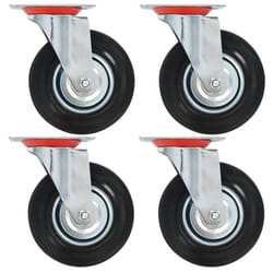 vidaXL Swivel Casters Trolley Moving Wheels Furniture Caster Trolley Caster - 16 pcs