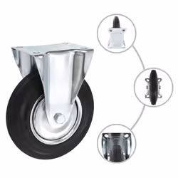 vidaXL 32x Fixed Casters 4 200mm Trolley Furniture Moving Bed Drawer Box Wheel