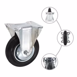 vidaXL Casters Moving Wheels Trolley Accessory Furniture Caster Trolley Caster - 12 pcs
